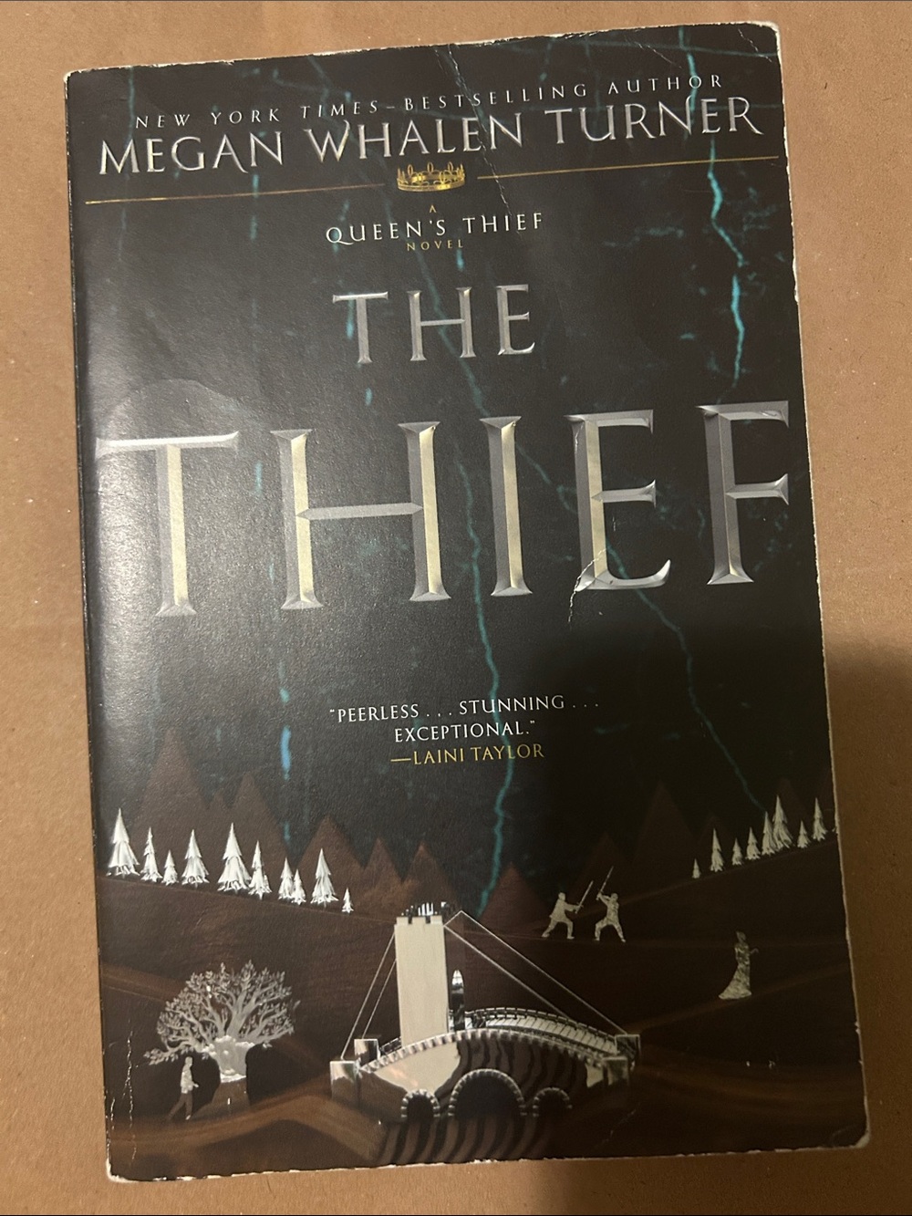 Megan Whalen Turner — The Thief (Paperback) - Black & Teal Cover